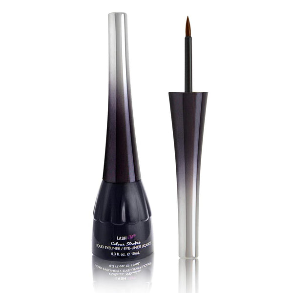 Lashem Color Strokes Liquid Eyeliner with Lash Enhancing Serum - Espresso