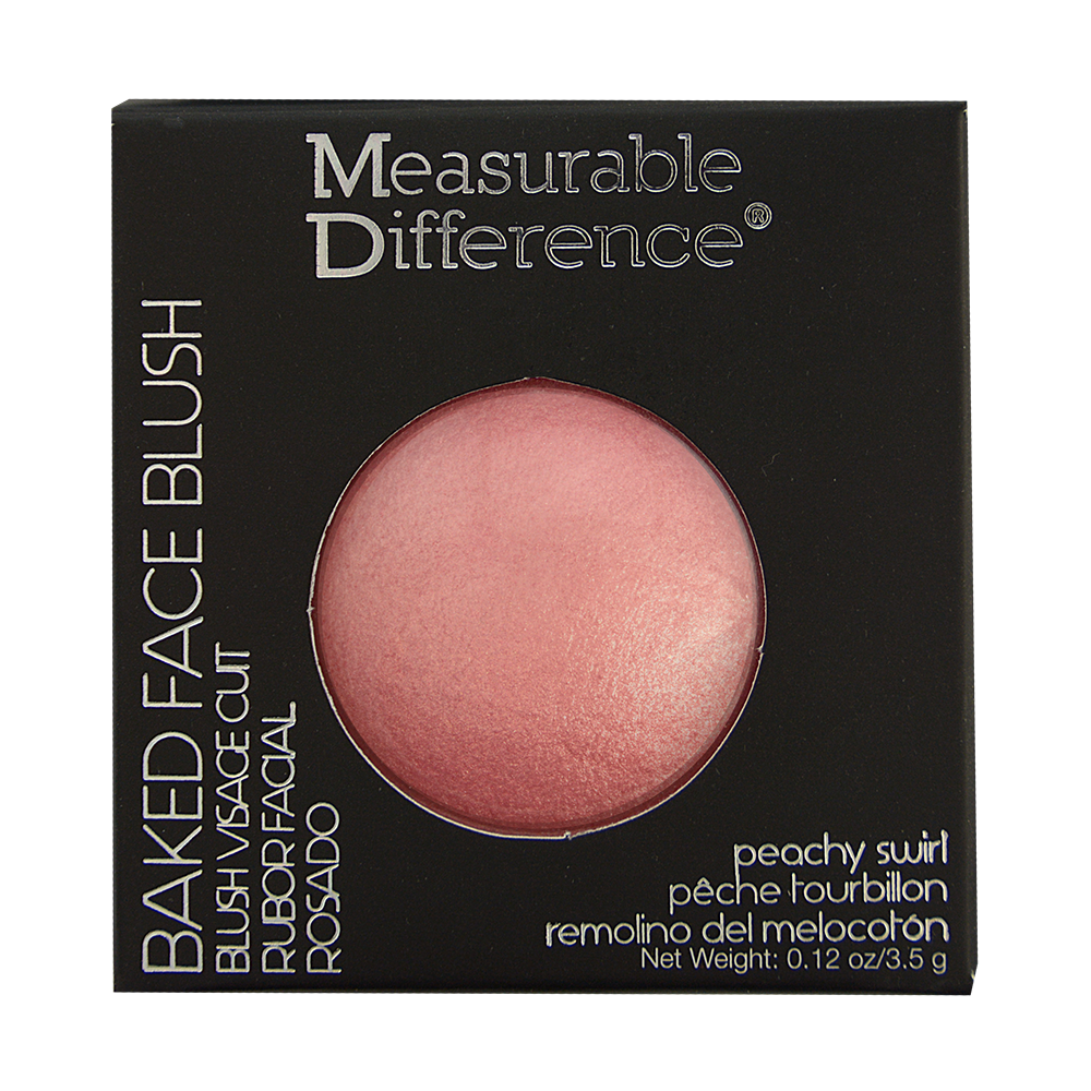 Baked Face Mini Blush Peachy Swirl